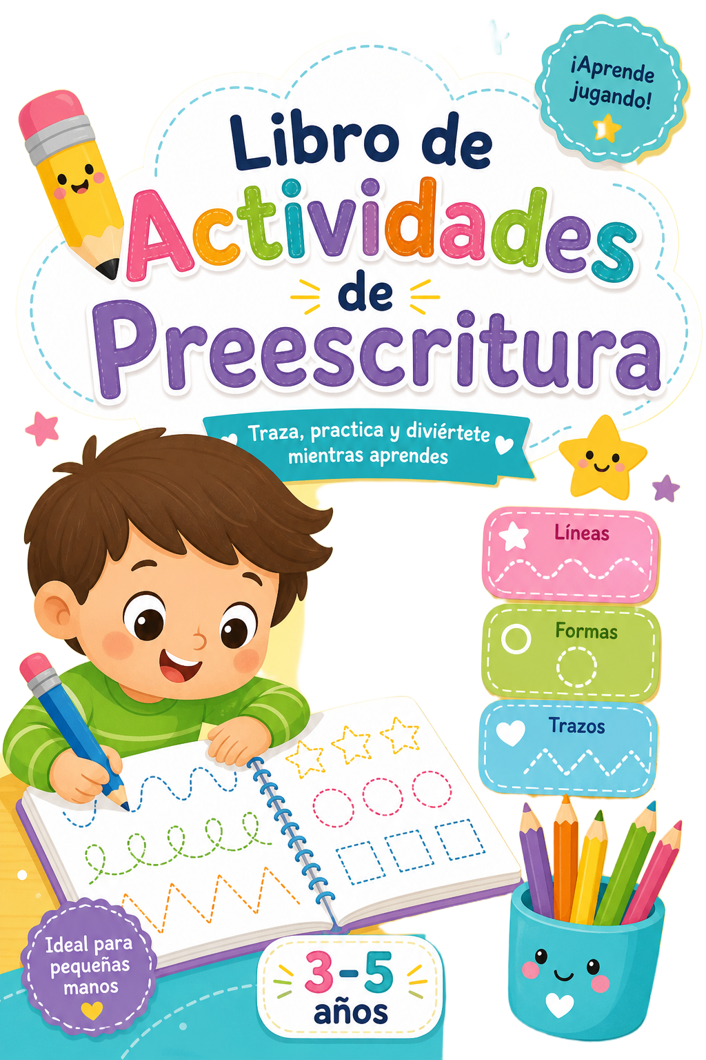 PDF imprimible de actividades de preescritura