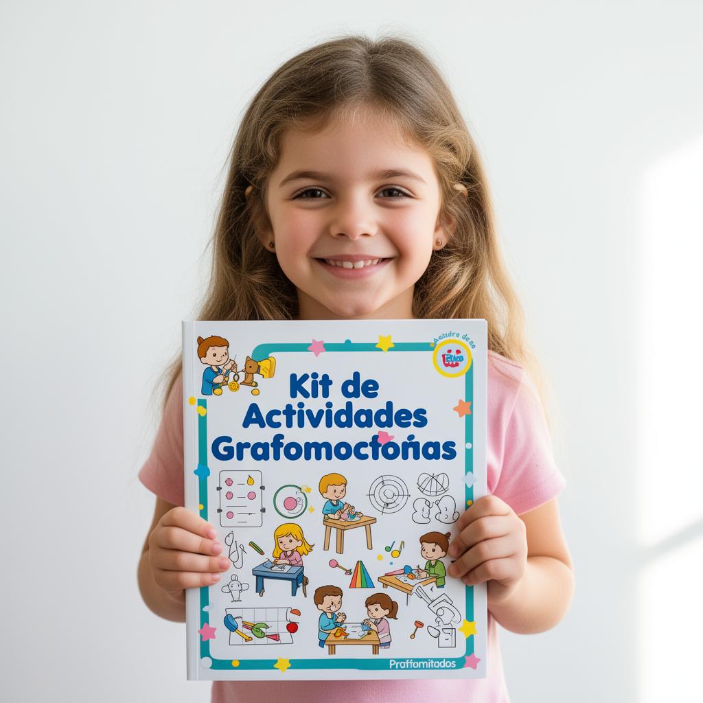 Niña con el kit
